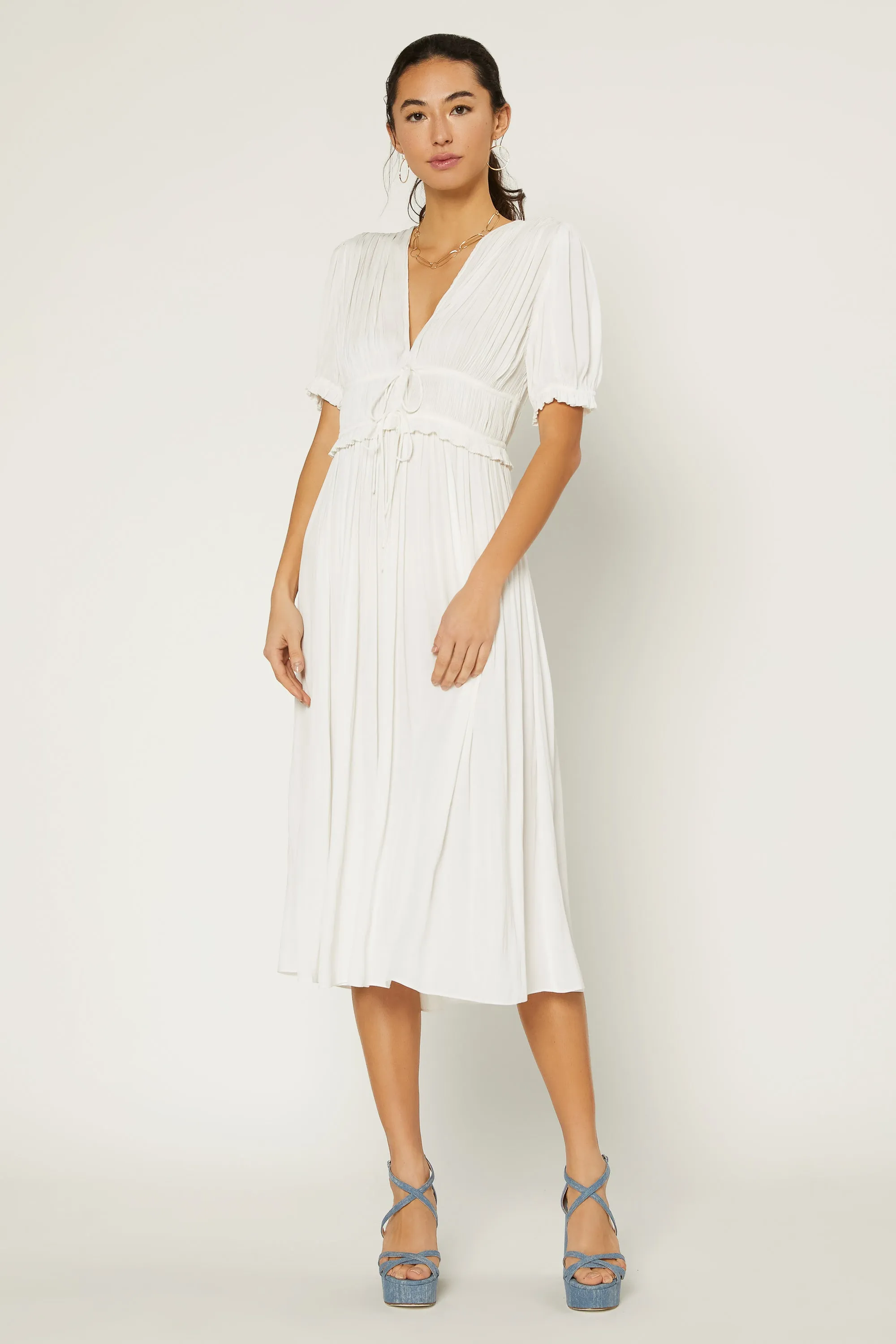 Amelia Pleated Maxi Dress sold by Current Air product image thumbnail 2