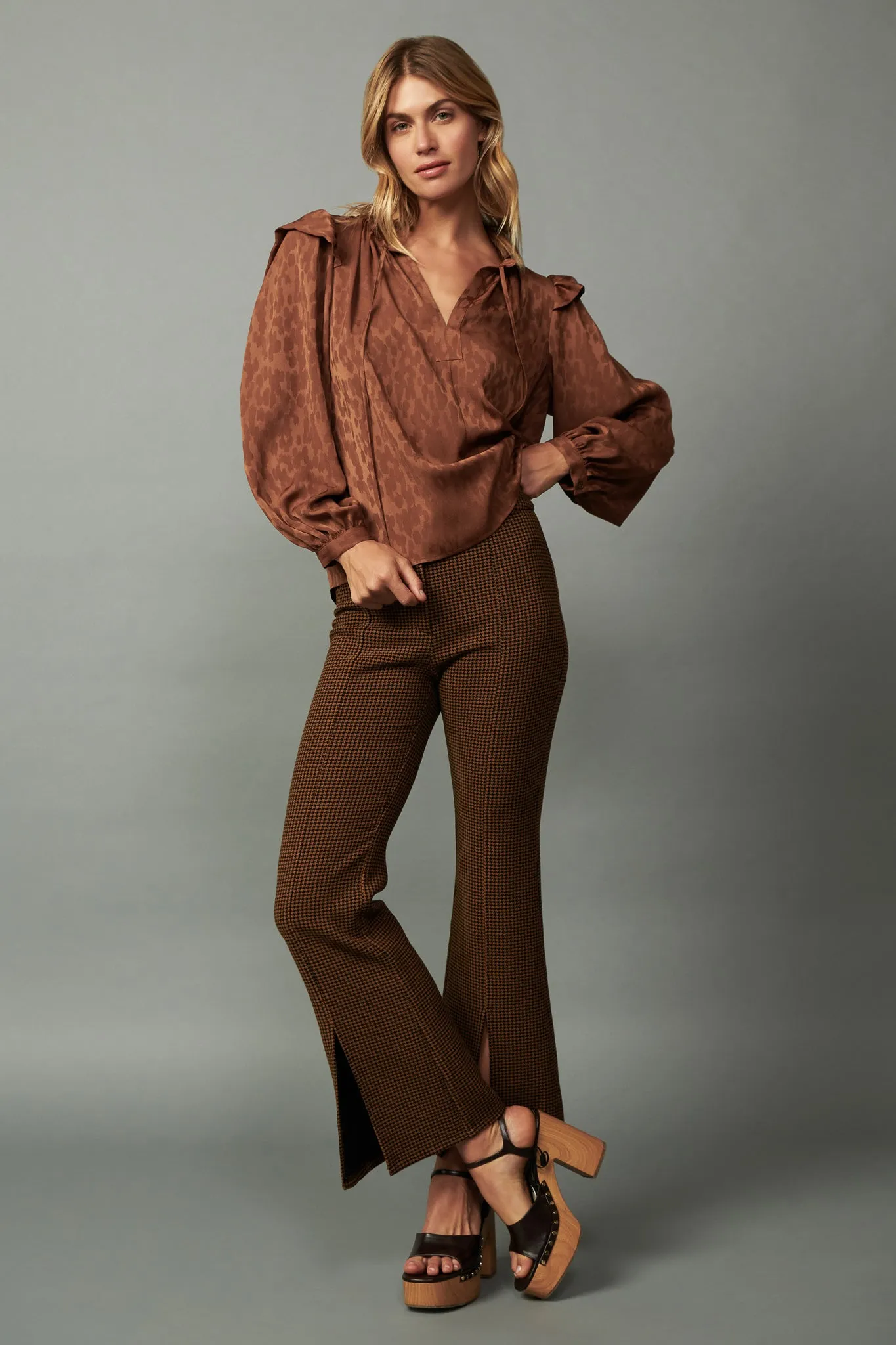 Autumn Puff Sleeve Blouse sold by Current Air product image thumbnail 2
