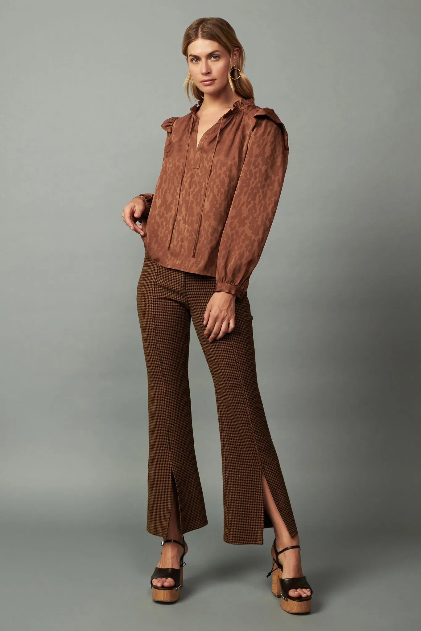 Autumn Puff Sleeve Blouse sold by Current Air product image thumbnail 4