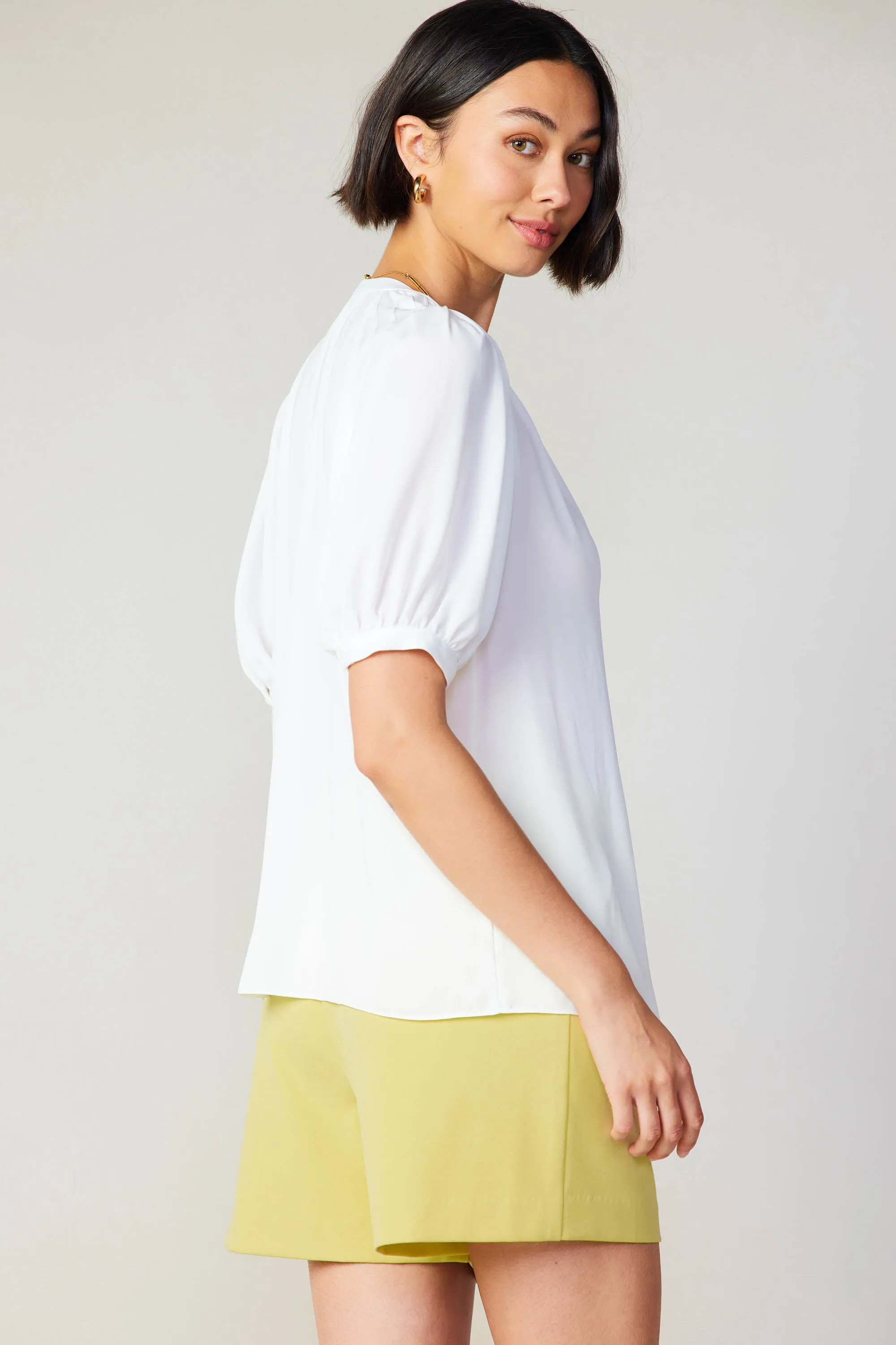 Classic V Neck Blouse sold by Current Air product image thumbnail 5