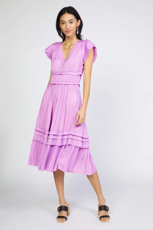 Sereia Pleated Midi Dress sold by Current Air