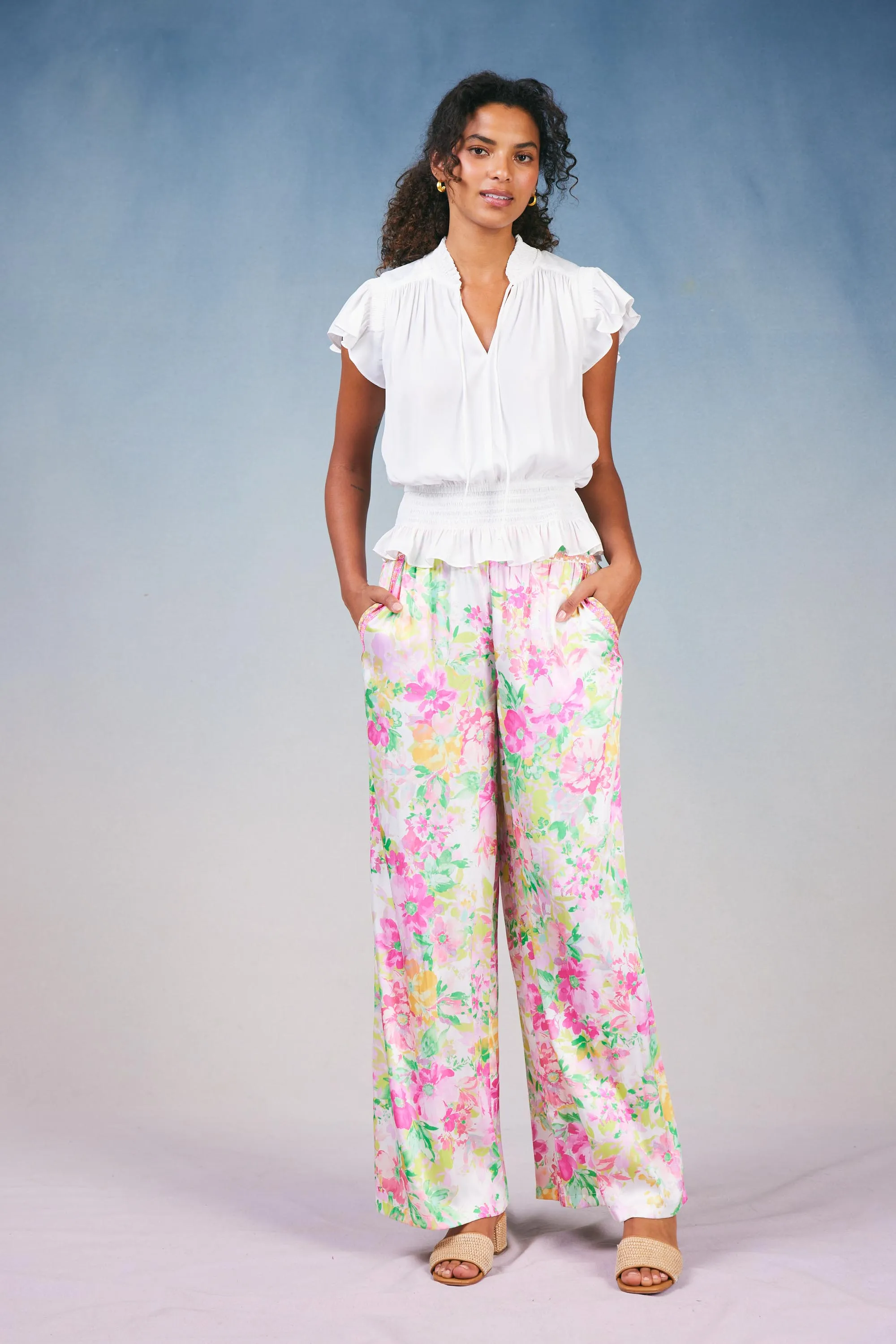 Blair Smocked Top sold by Current Air product image thumbnail 3