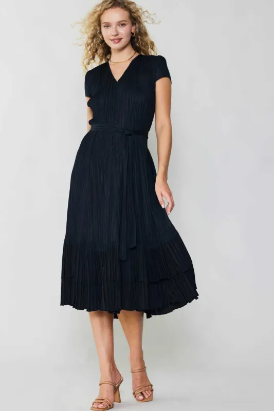 Pleated Midi Dress sold by Current Air