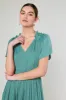 Ruffled Collar Maxi Dress sold by Current Air