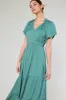 Ruffled Collar Maxi Dress sold by Current Air