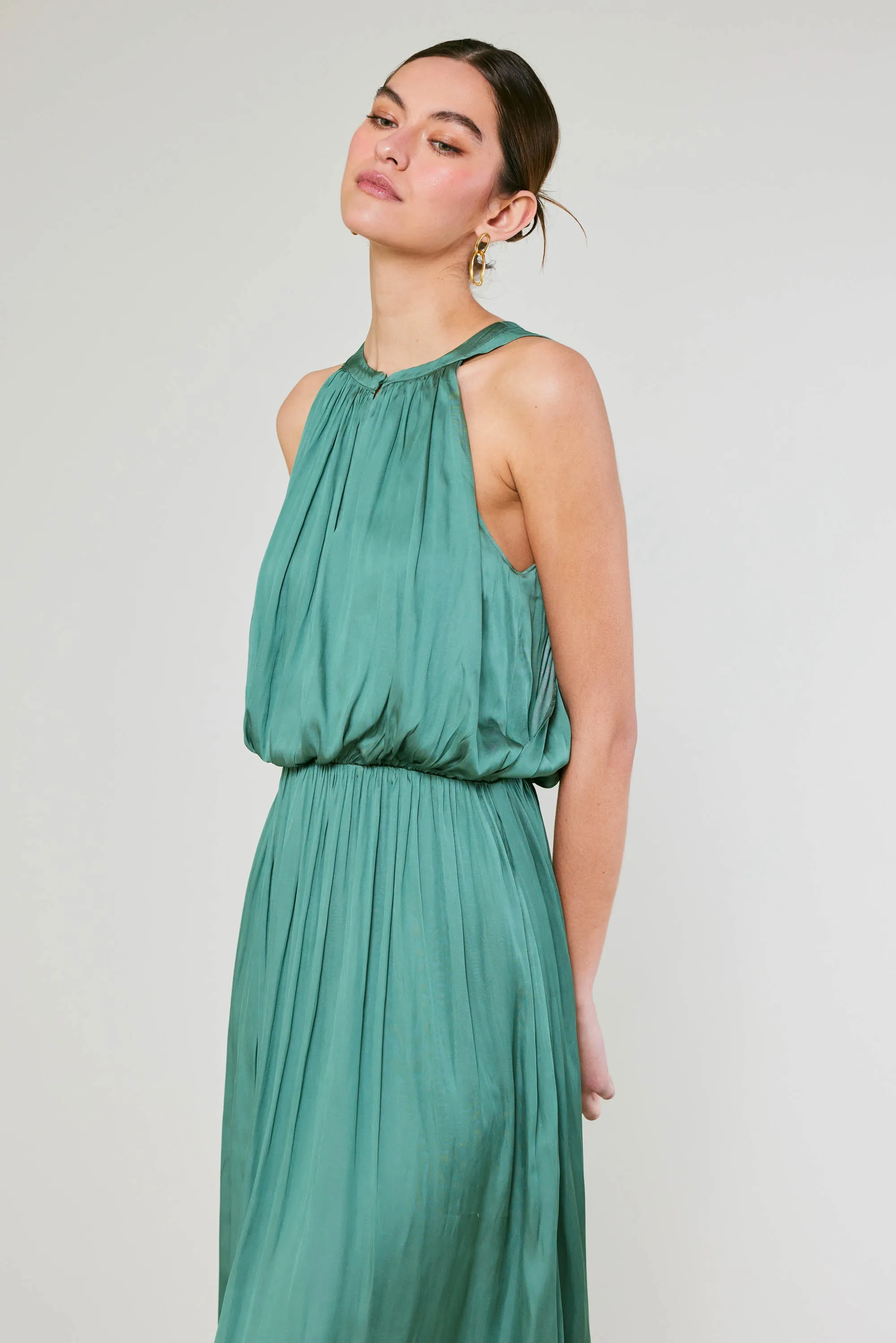 Draping Sleeveless Midi Dress sold by Current Air product image thumbnail 3