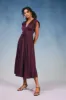 Mara Pleated Maxi Dress sold by Current Air