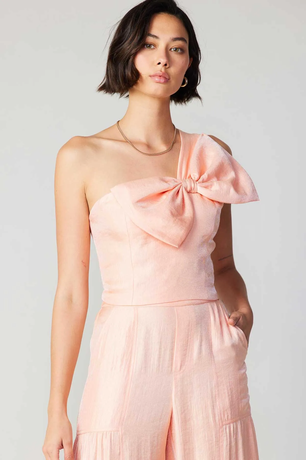 Pastel Bowtie Top sold by Current Air