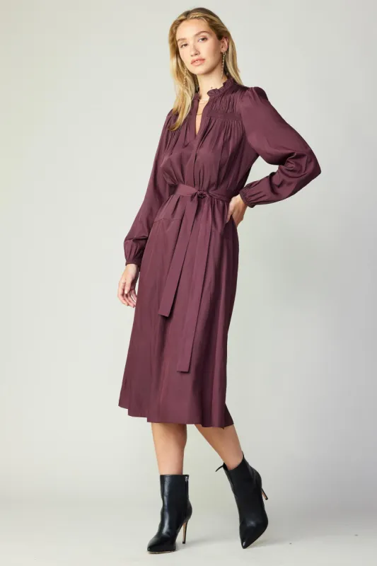 Self Tie Midi Dress sold by Current Air