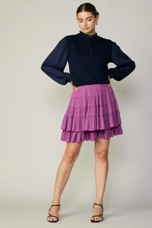 Tiered Mini Skirt sold by Current Air