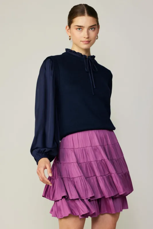 Sweater Vest Blouse sold by Current Air