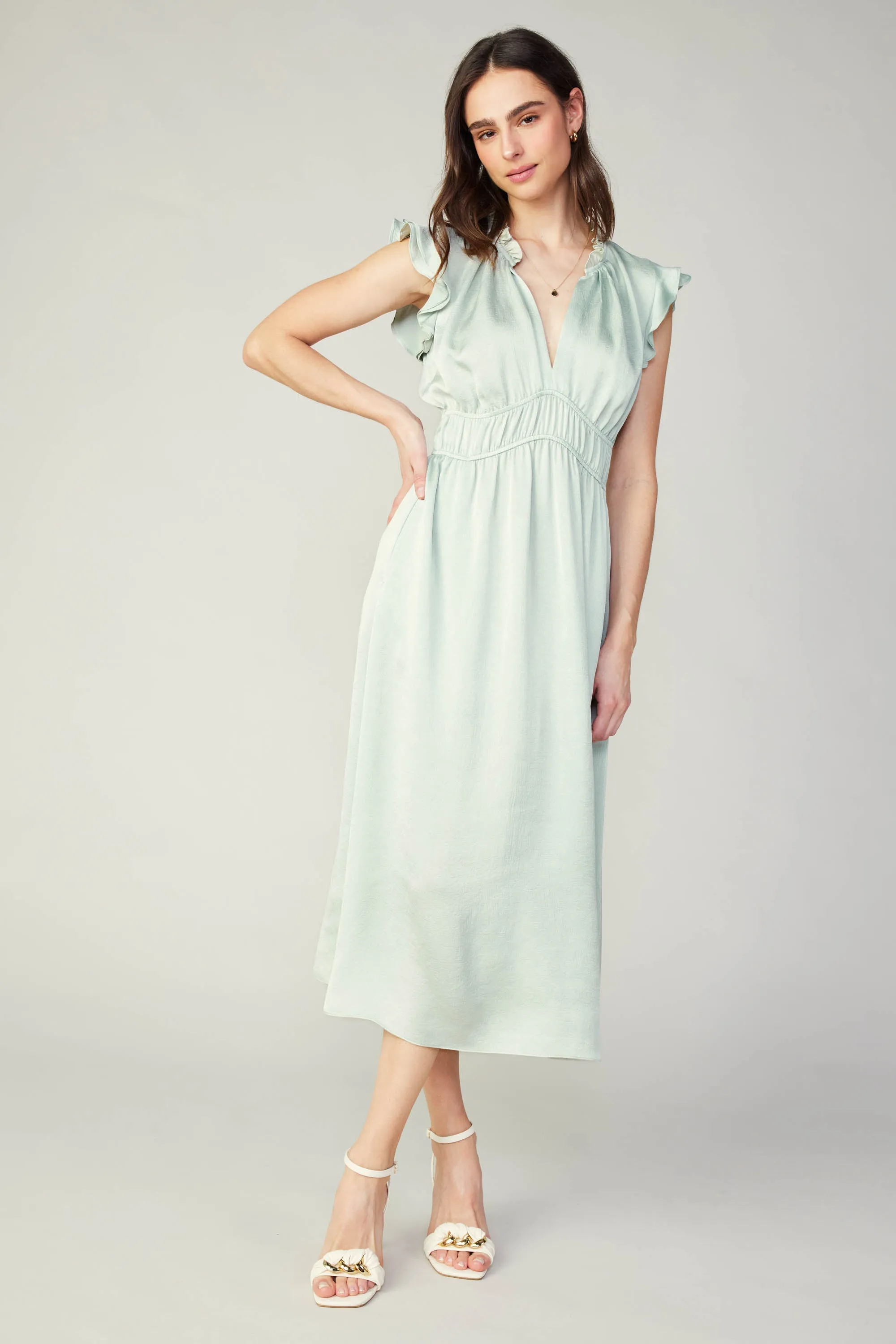 Florence Ruffled Midi Dress sold by Current Air product image thumbnail 5
