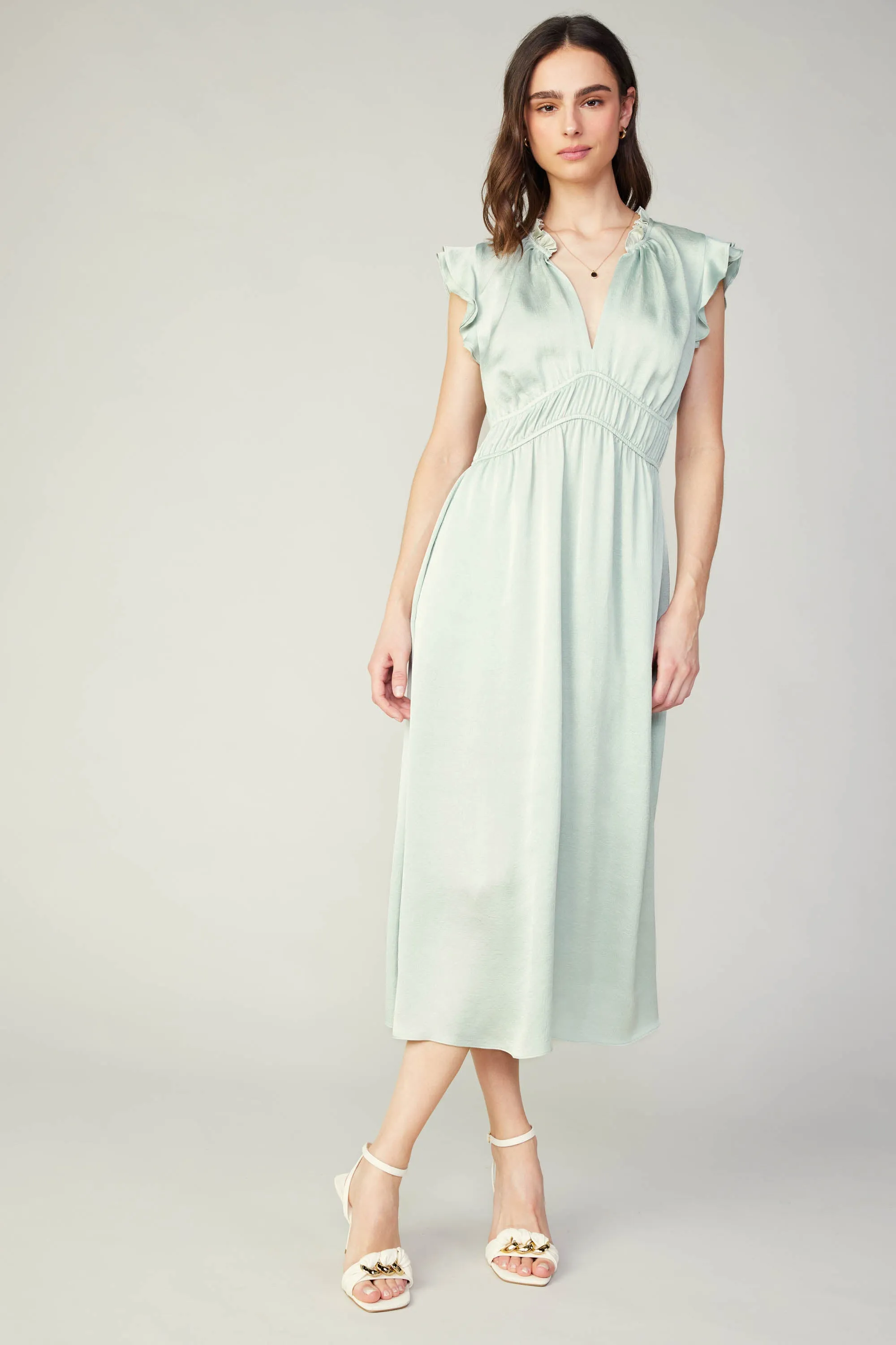 Florence Ruffled Midi Dress sold by Current Air product image thumbnail 2