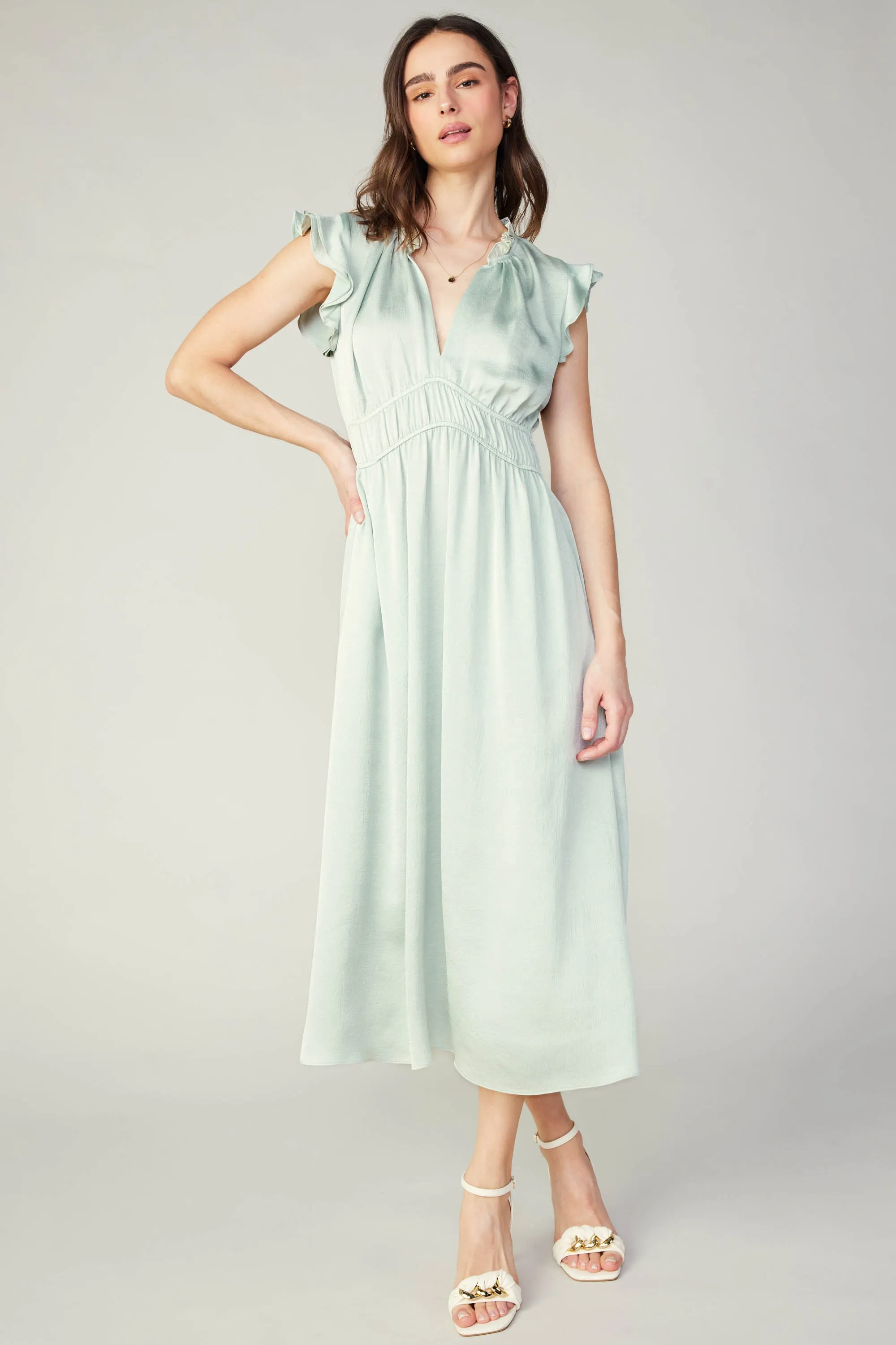 Florence Ruffled Midi Dress sold by Current Air product image thumbnail 4