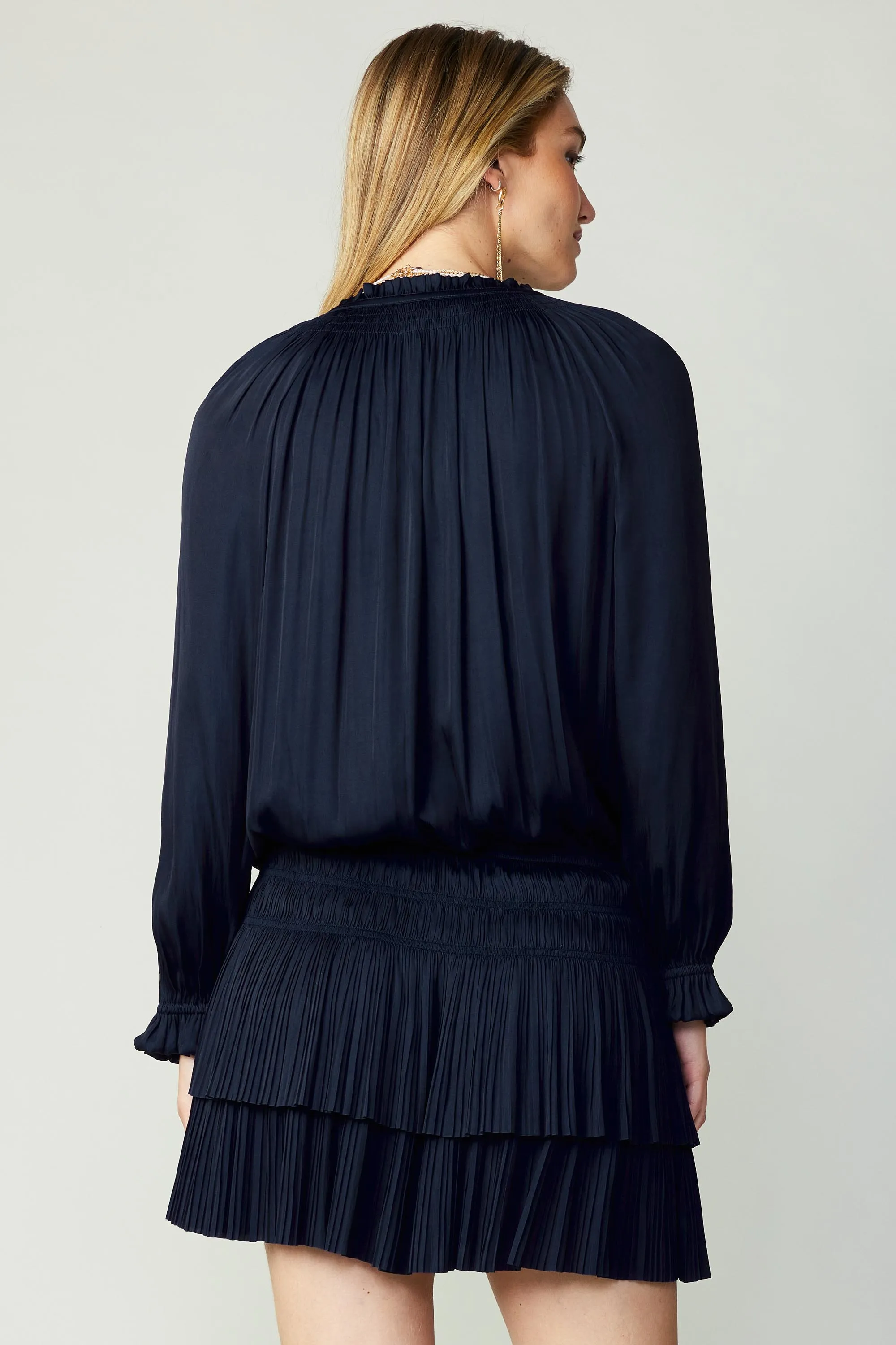 Laurel Pleated Mini Dress sold by Current Air product image thumbnail 4