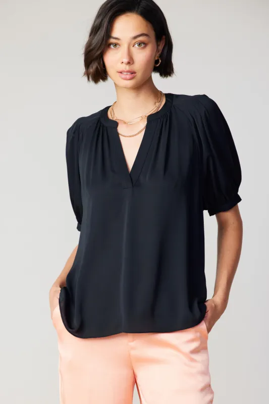 Classic V Neck Blouse sold by Current Air
