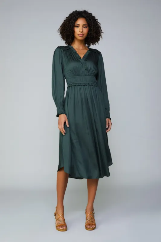 Surplice Bodice Midi Dress sold by Current Air