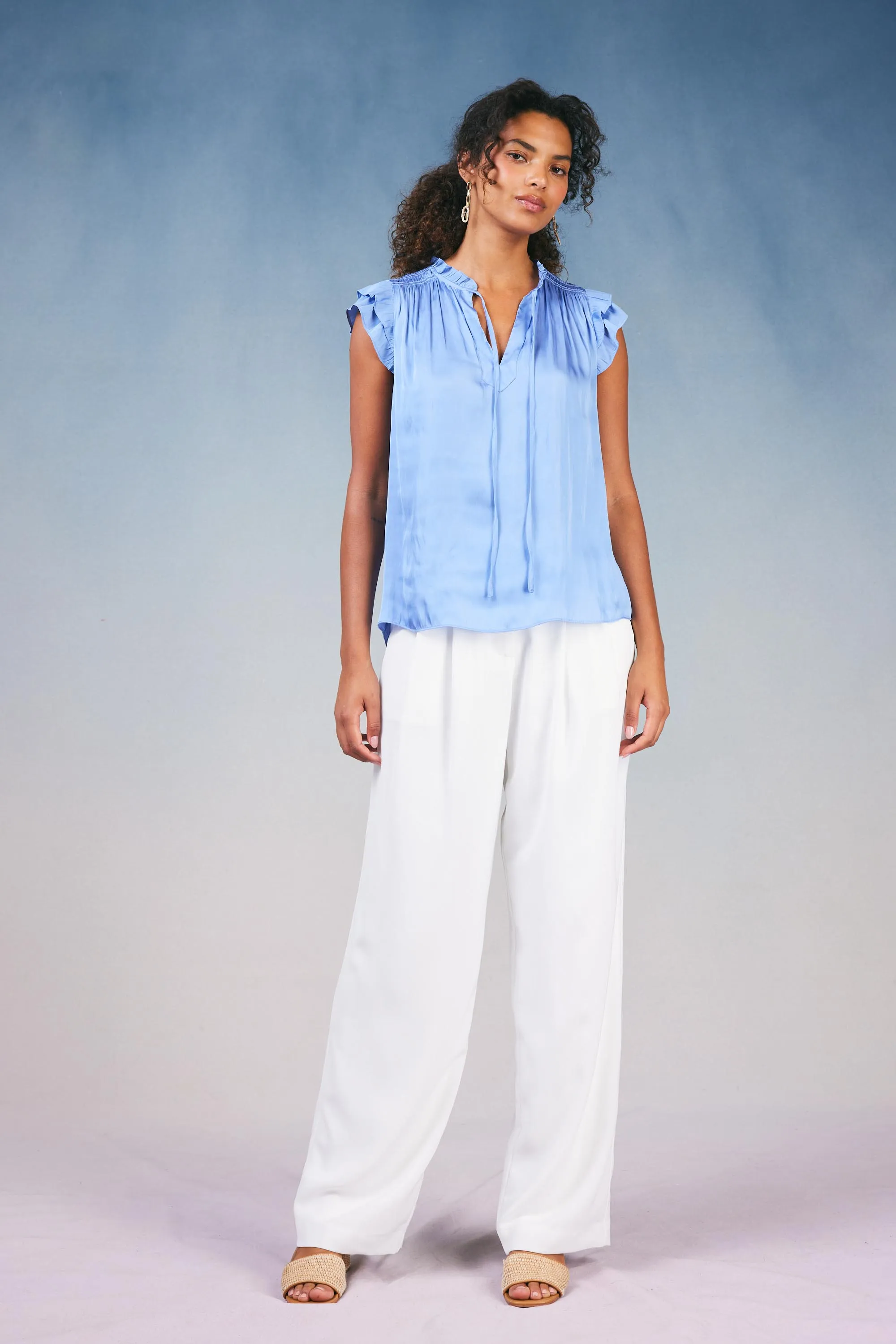 Rear Yoke Blouse sold by Current Air product image thumbnail 2