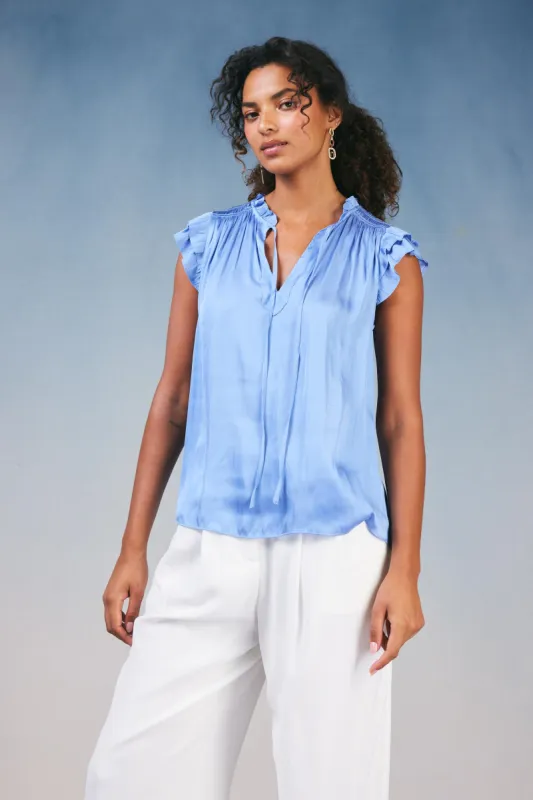 Rear Yoke Blouse sold by Current Air