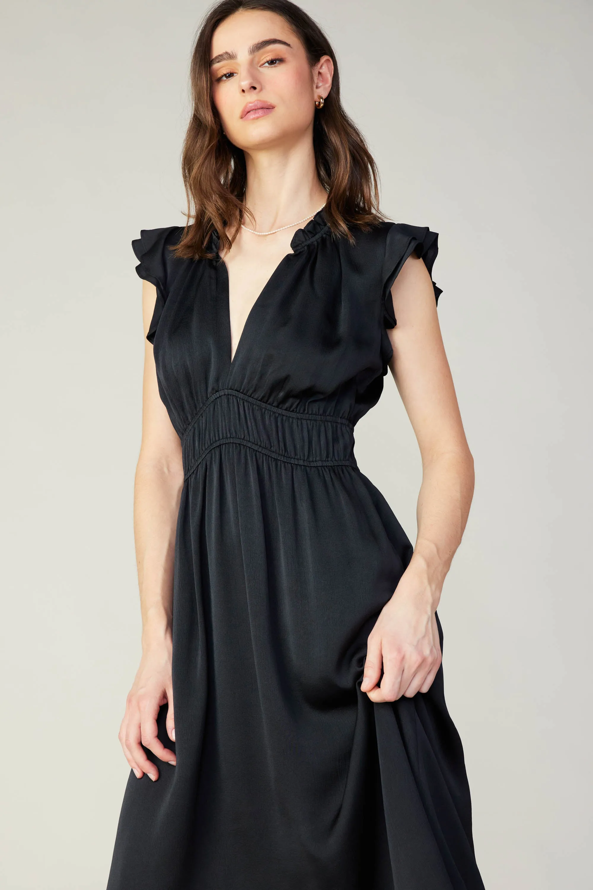 Florence Ruffled Midi Dress sold by Current Air product image thumbnail 5