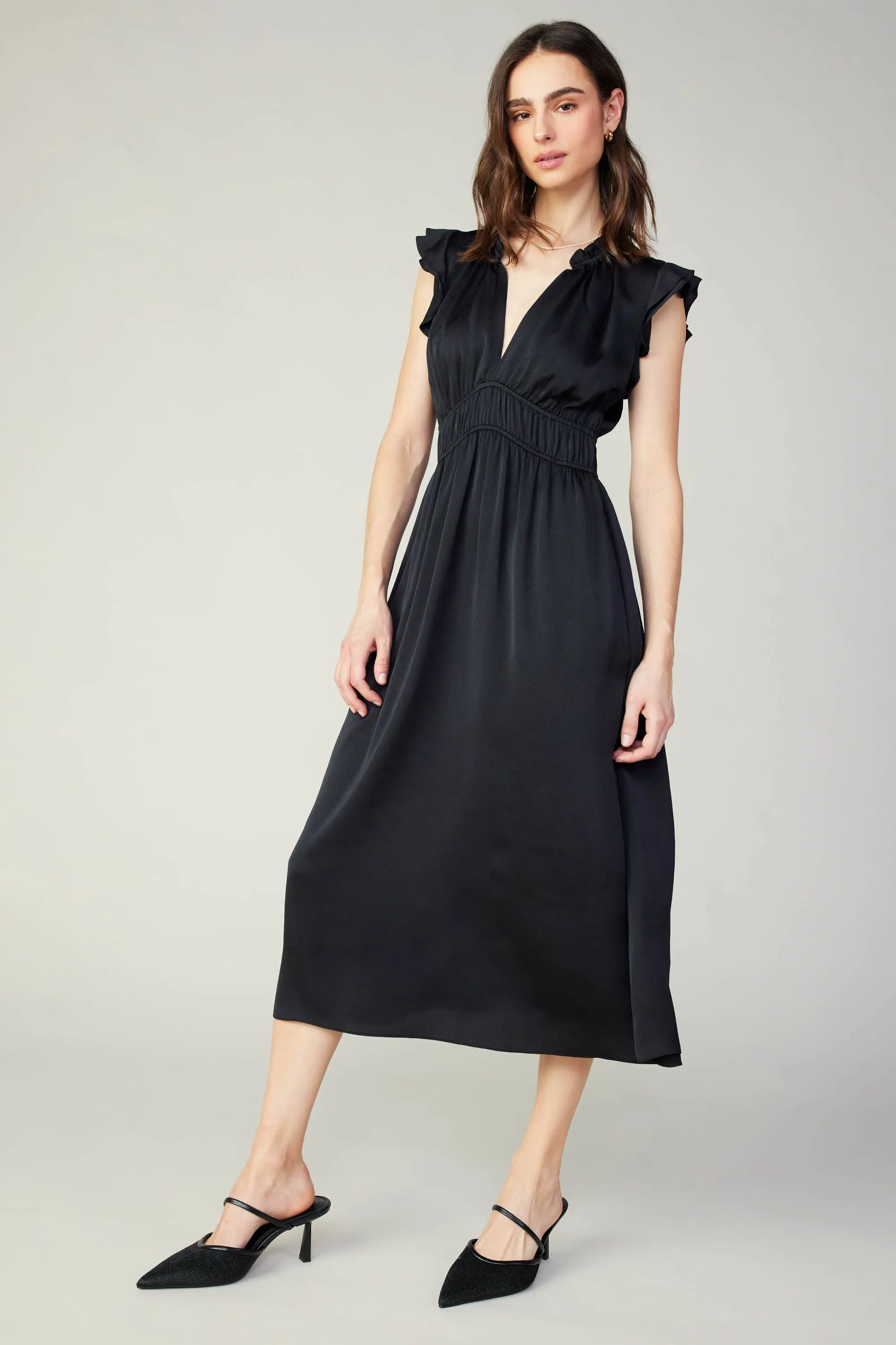 Florence Ruffled Midi Dress sold by Current Air product image thumbnail 3
