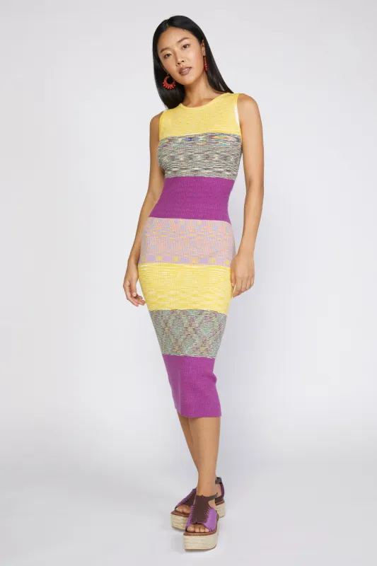 Striped Heather Knit Dress sold by Current Air