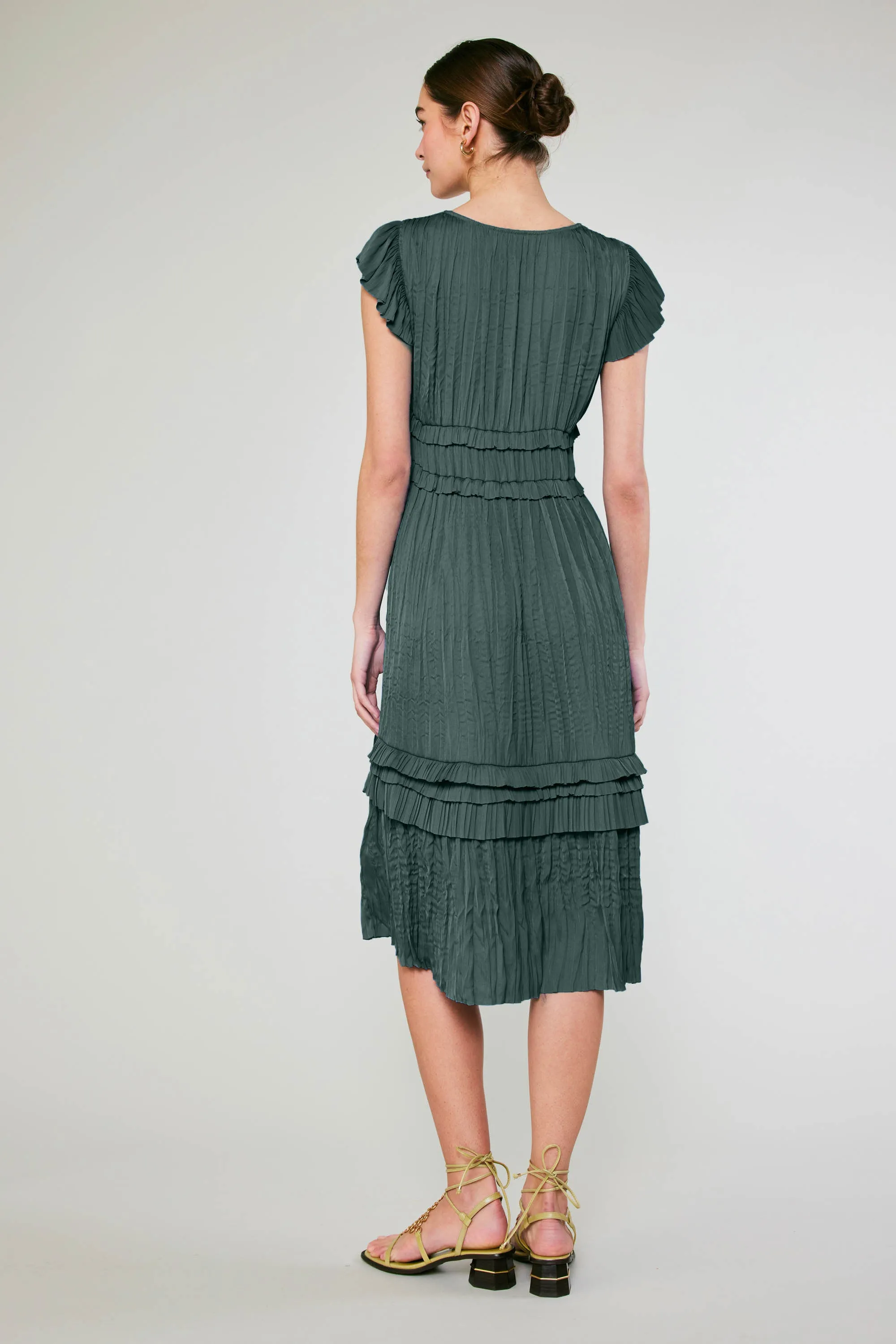Sereia Pleated Midi Dress sold by Current Air product image thumbnail 2
