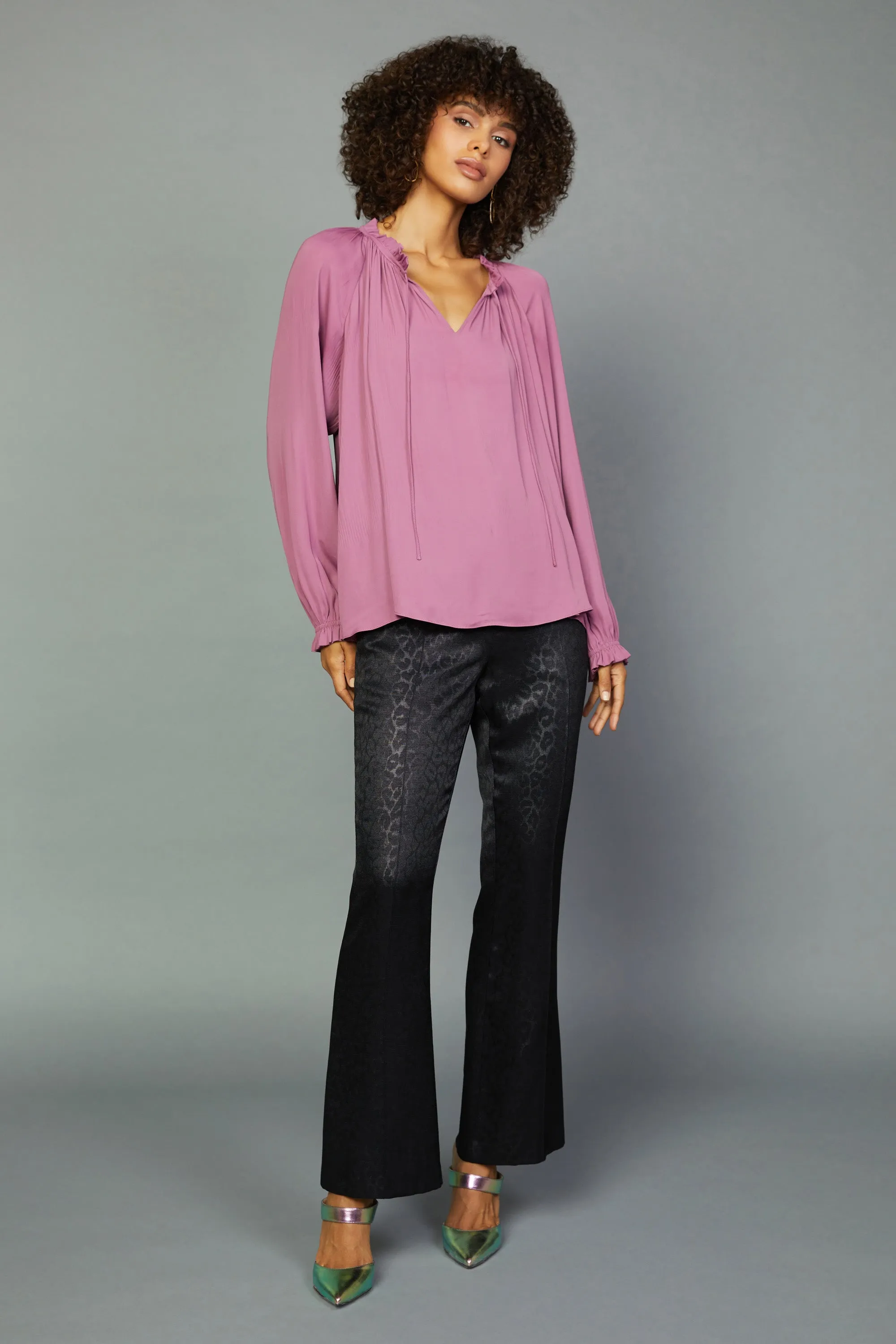 Charlotte Pleated Blouse sold by Current Air product image thumbnail 2