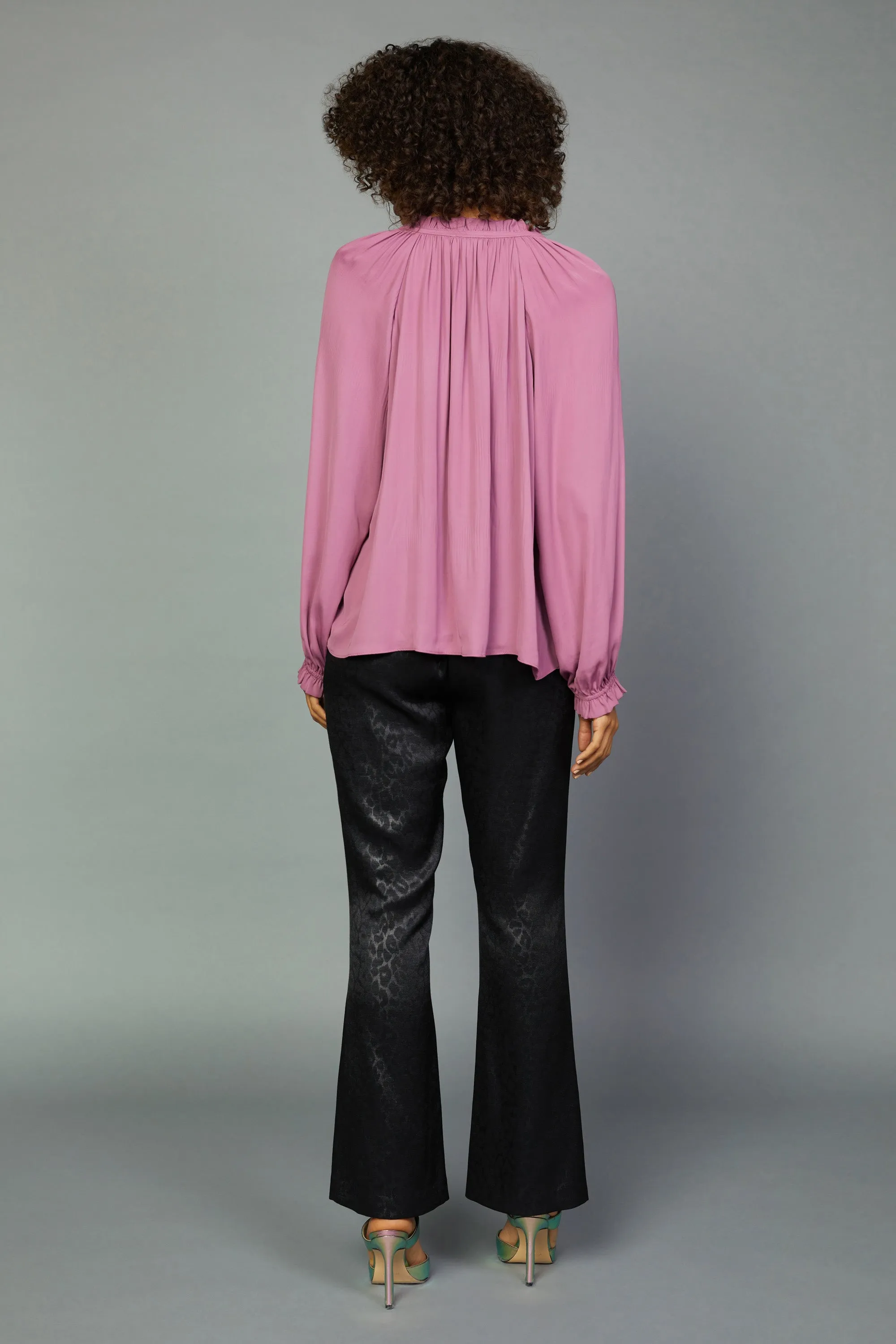 Charlotte Pleated Blouse sold by Current Air product image thumbnail 4