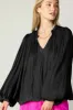 Pleated Puffed Sleeve Blouse sold by Current Air