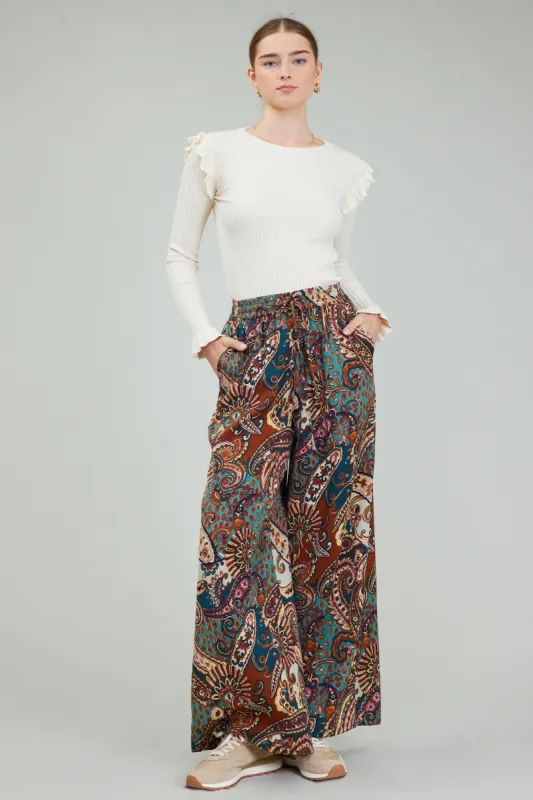 Mixed Print Pants sold by Current Air