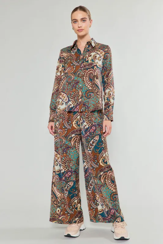 Mixed Print Shirt sold by Current Air