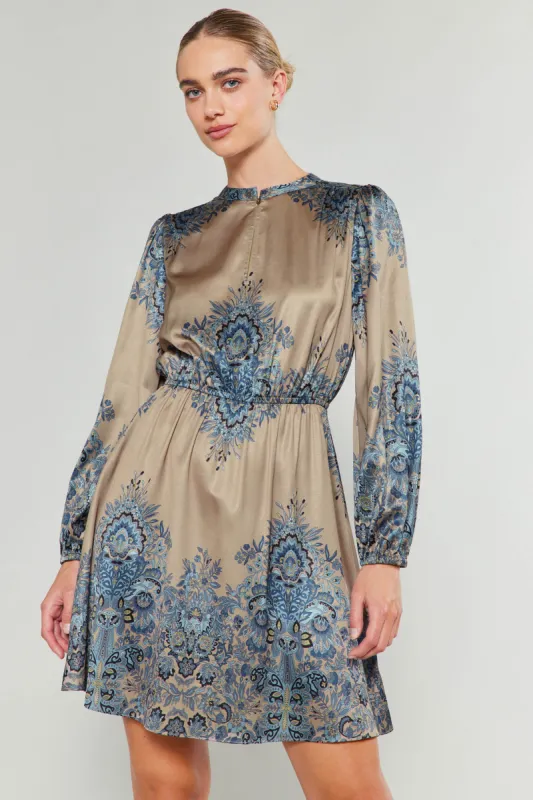Ornate Motif Mini Dress sold by Current Air