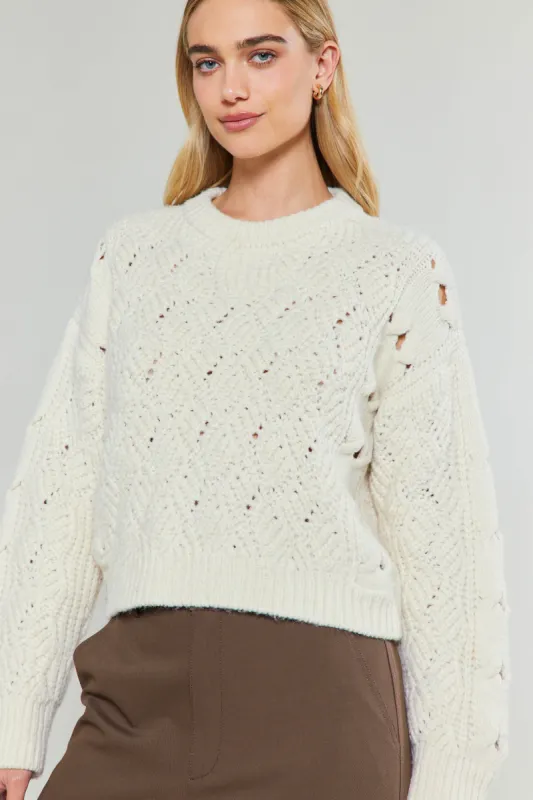 Cable Knit Sweater sold by Current Air