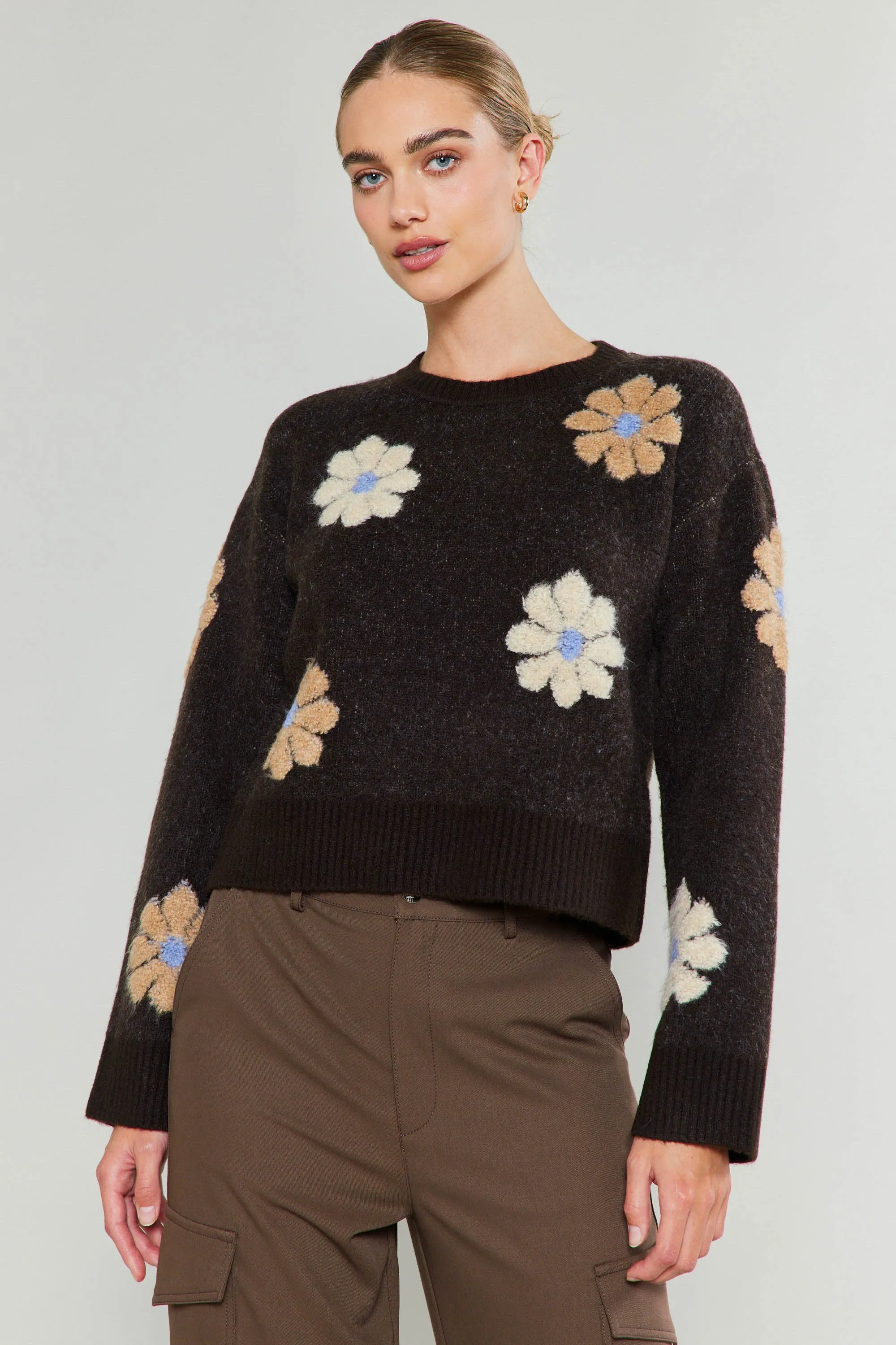 Daisy Embroidered Sweater sold by Current Air product image thumbnail 5