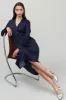 Pinstriped Buttondown Midi Dress sold by Current Air