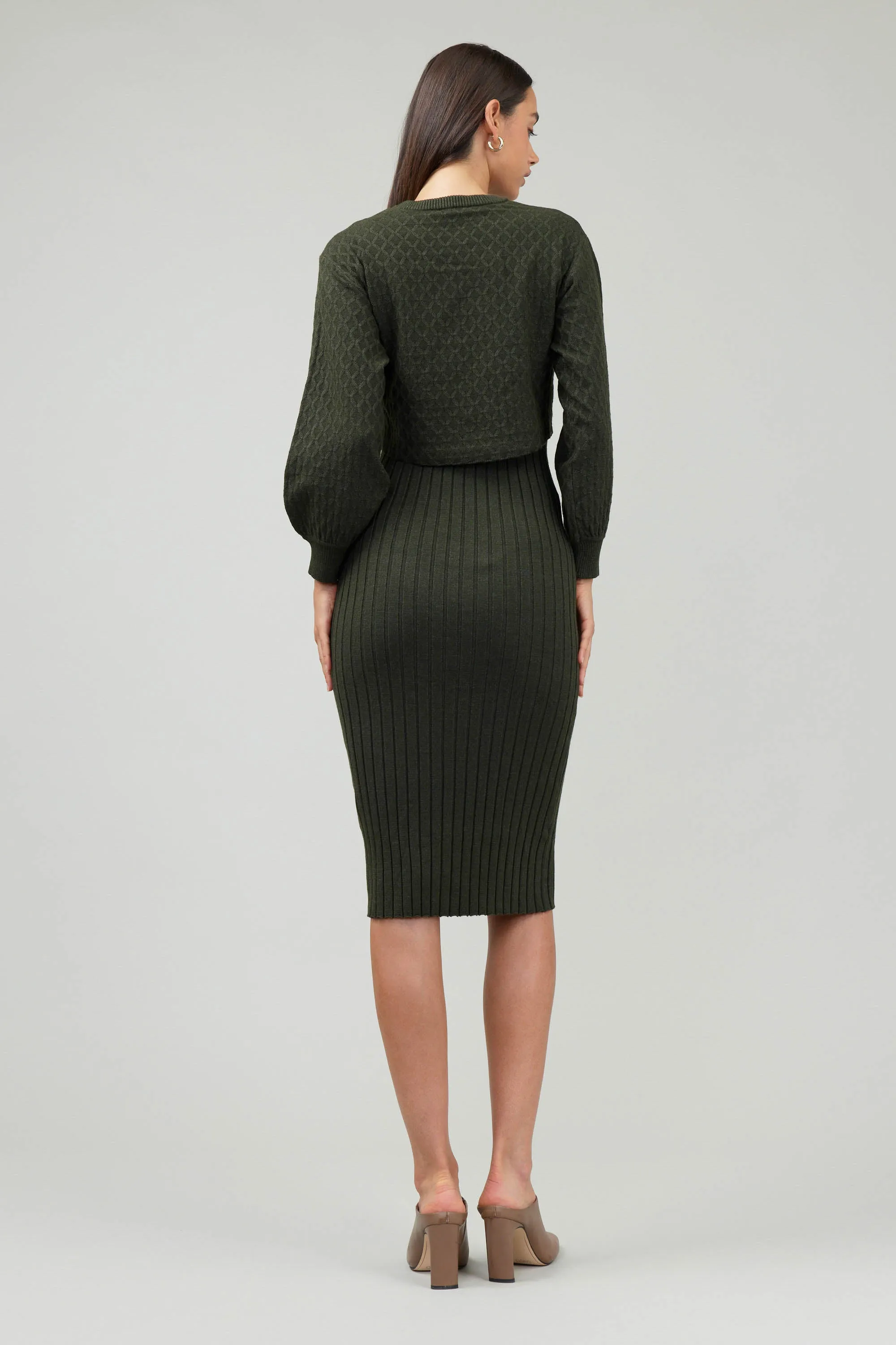 Two Piece Sweater Dress sold by Current Air product image thumbnail 3