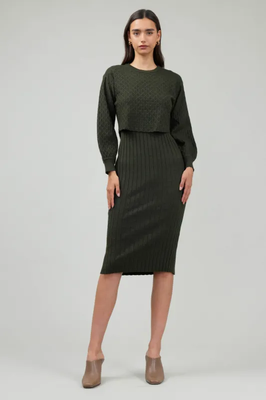 Two Piece Sweater Dress sold by Current Air