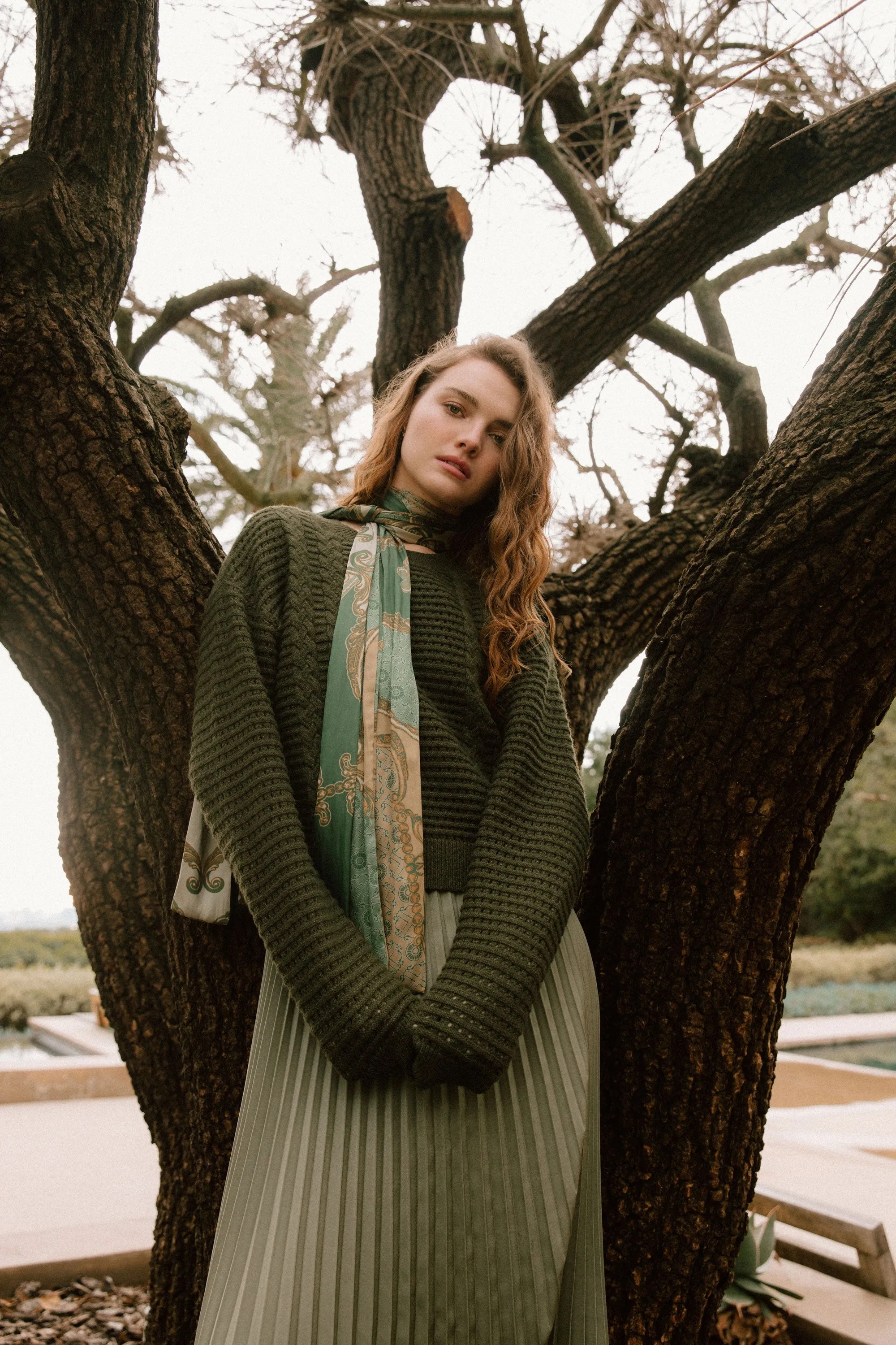 Sweater & Pleated Dress Set sold by Current Air