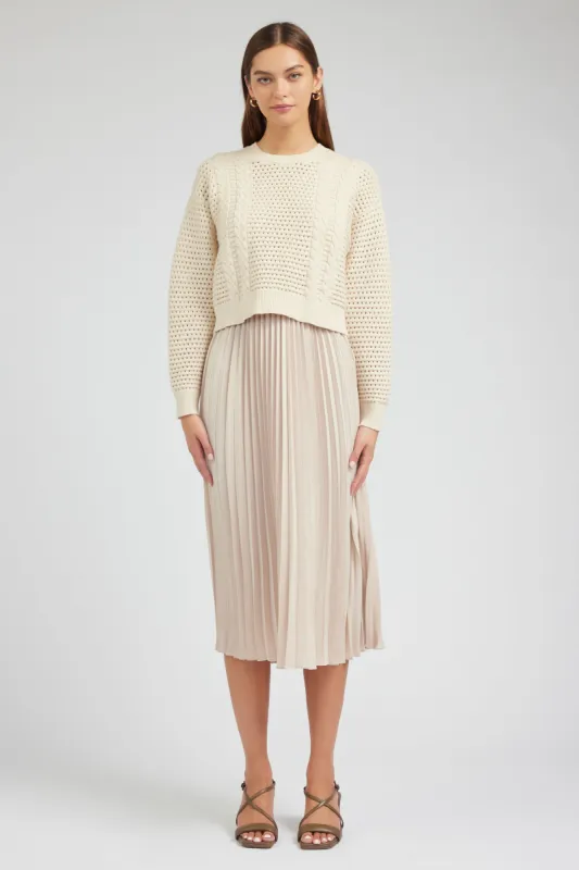 Sweater & Pleated Dress Set sold by Current Air