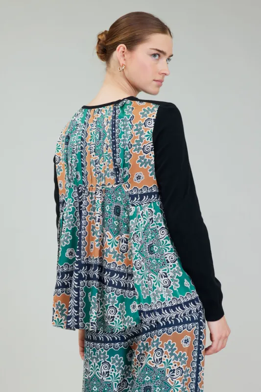 Contrast Panel Sweater Top sold by Current Air