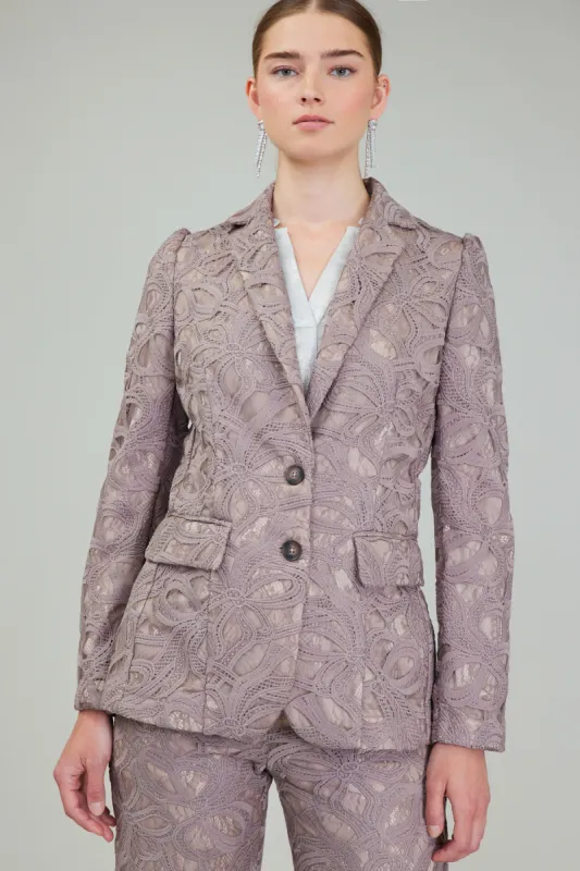 Lace Single Breasted Blazer sold by Current Air