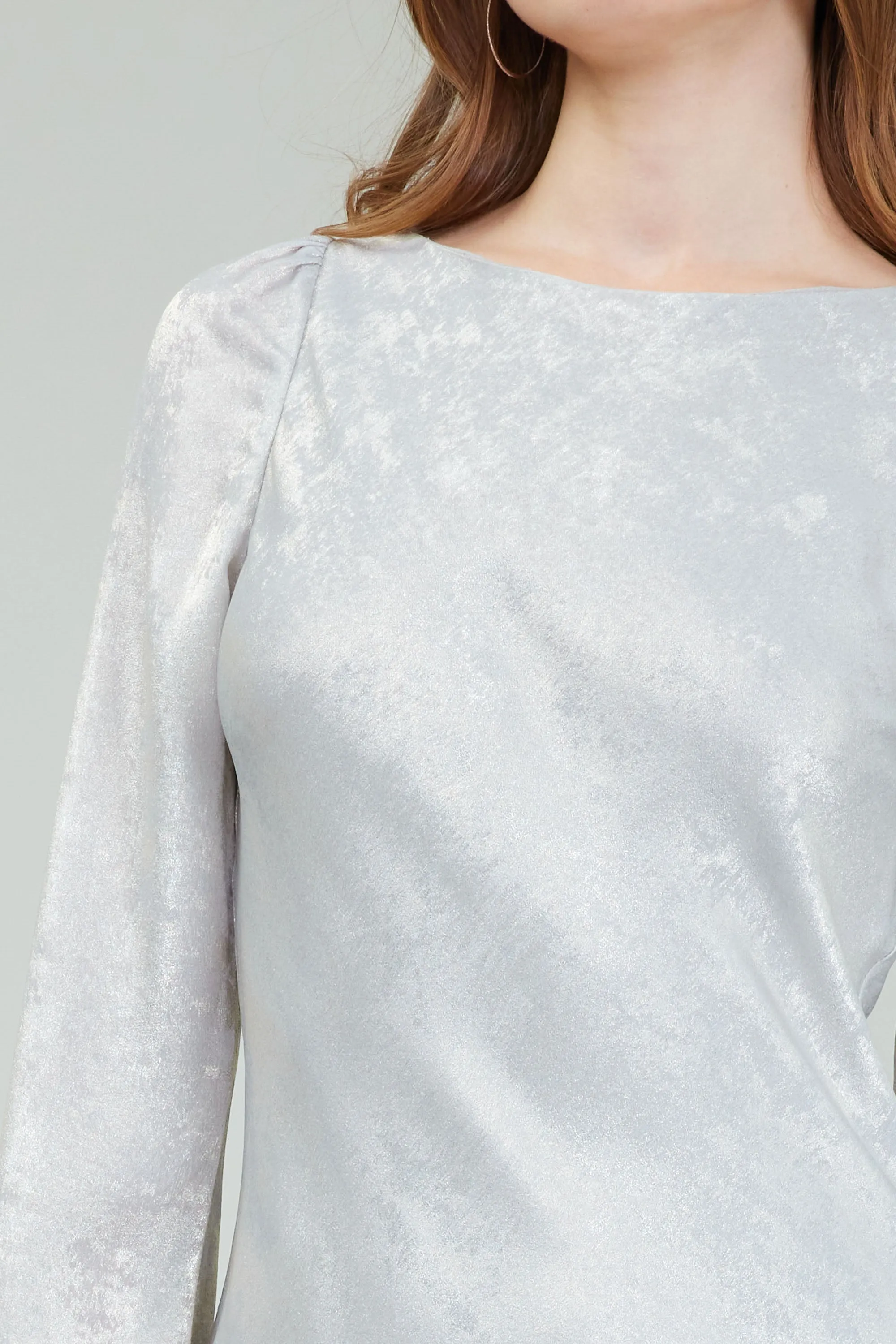 Opalescent Textured Maxi Dress sold by Current Air product image thumbnail 5