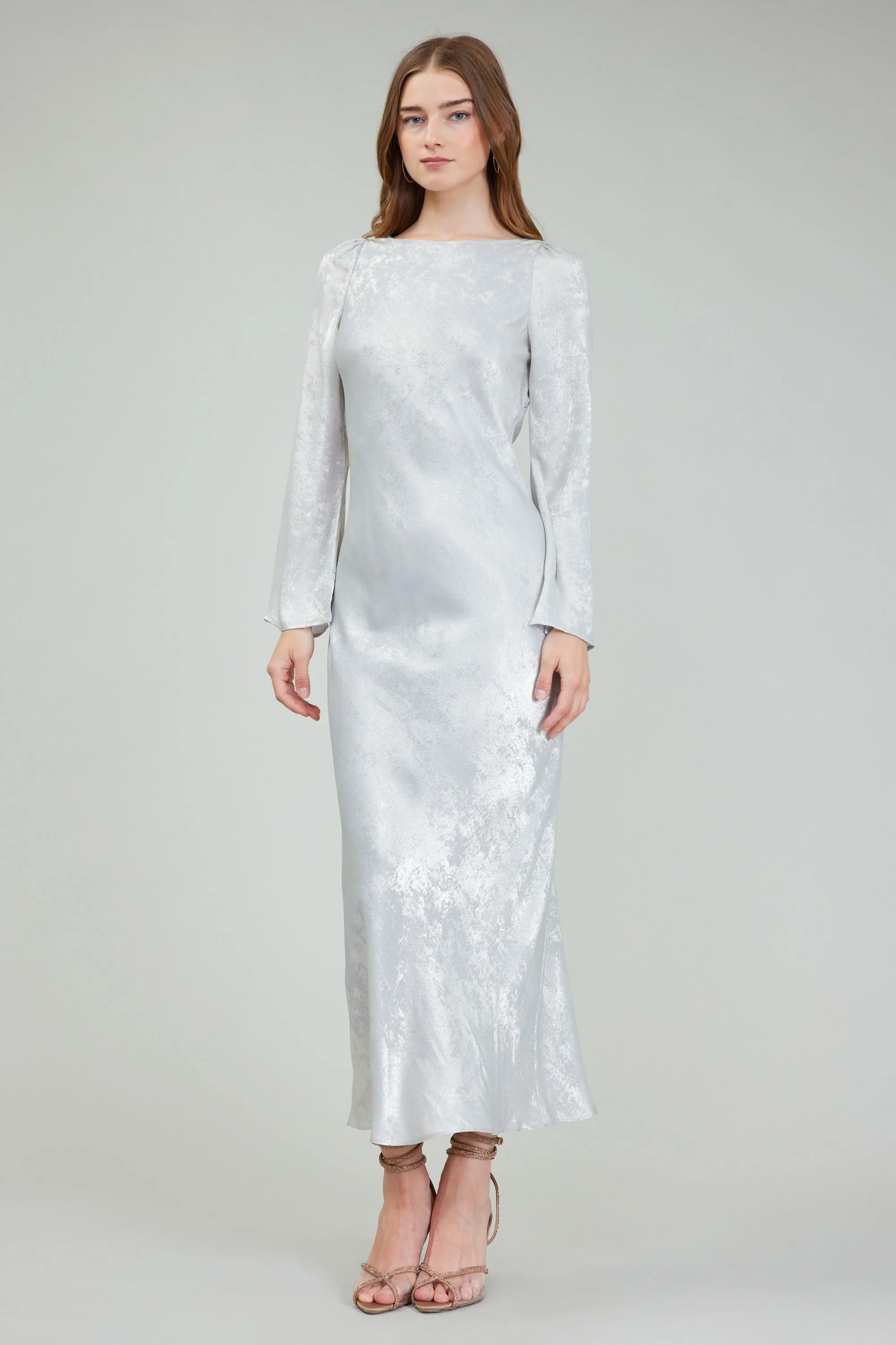 Opalescent Textured Maxi Dress sold by Current Air