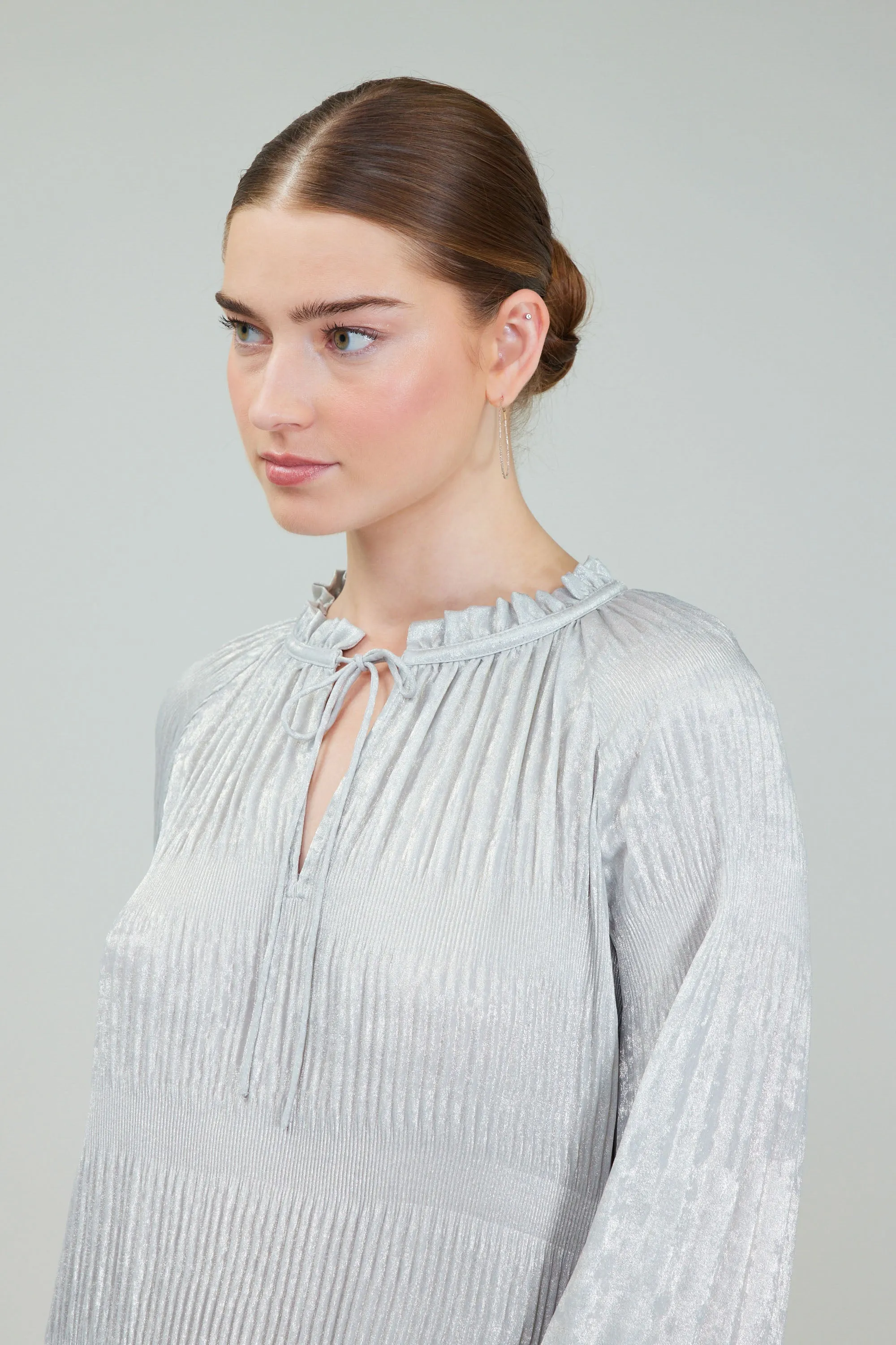 Opalescent Pleated Blouse sold by Current Air product image thumbnail 2