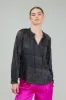 Opalescent Pleated Blouse sold by Current Air