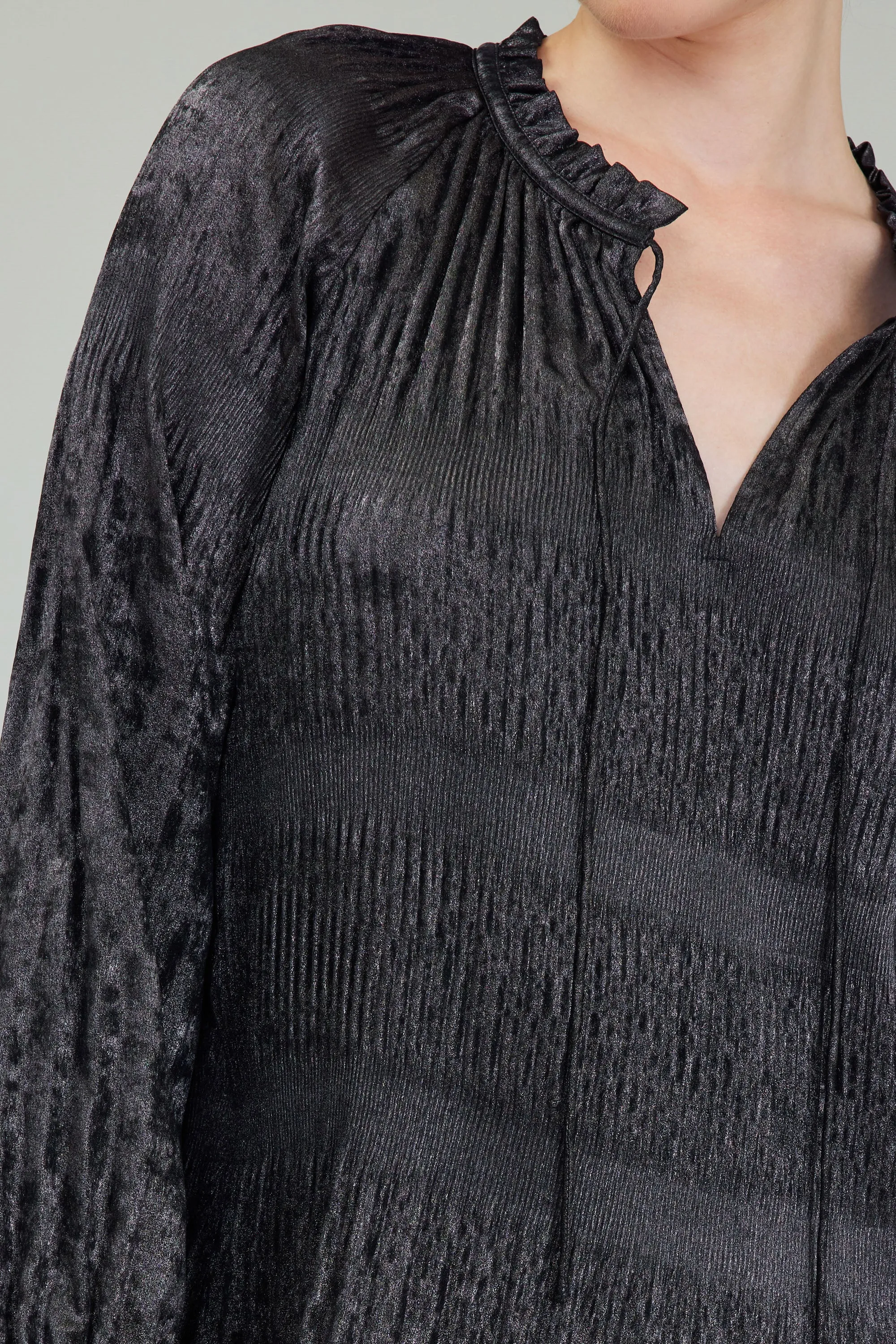 Opalescent Pleated Blouse sold by Current Air product image thumbnail 2