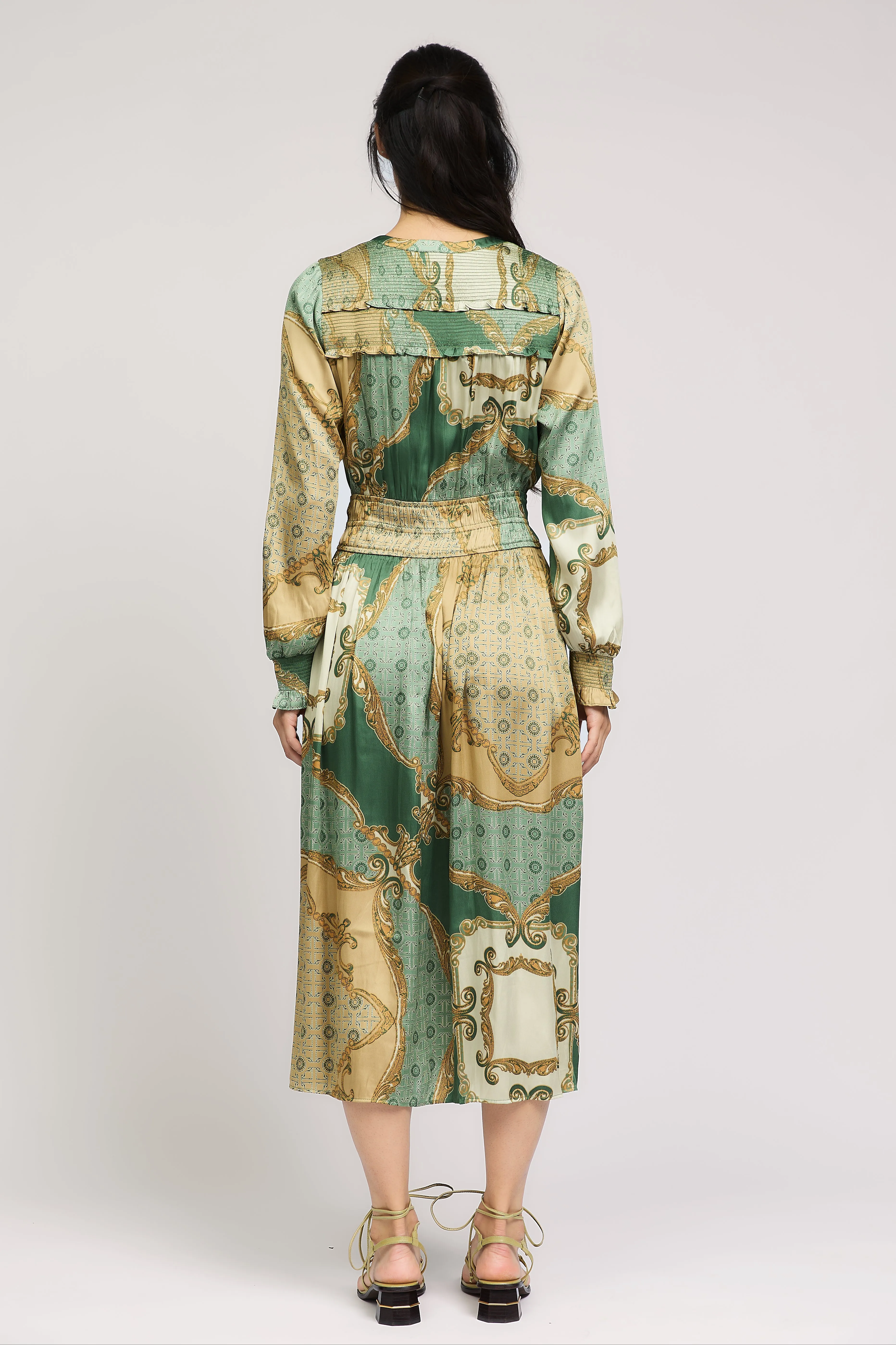 Aida Smocked Midi Dress sold by Current Air product image thumbnail 2