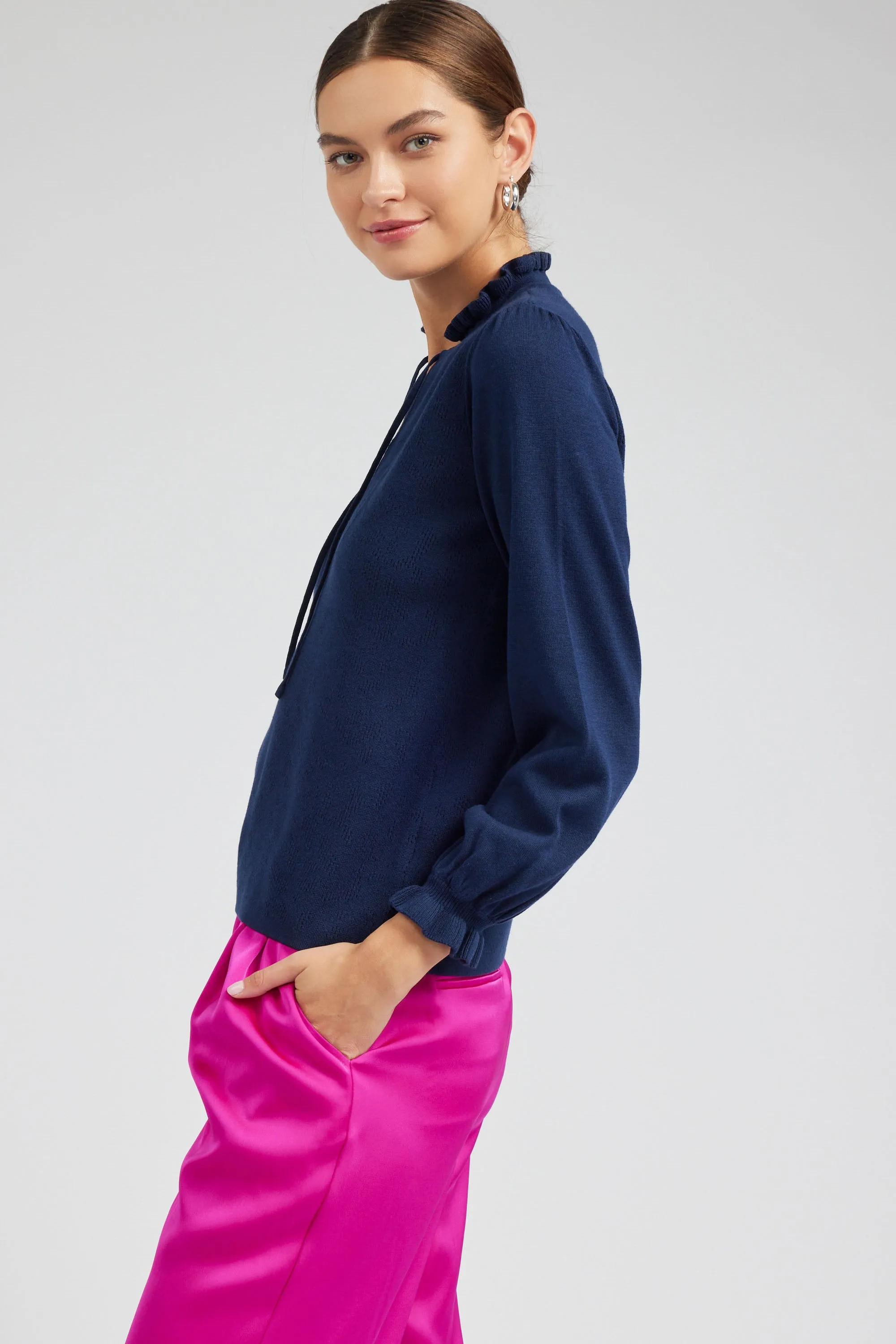 Sweater Style Blouse sold by Current Air product image thumbnail 4