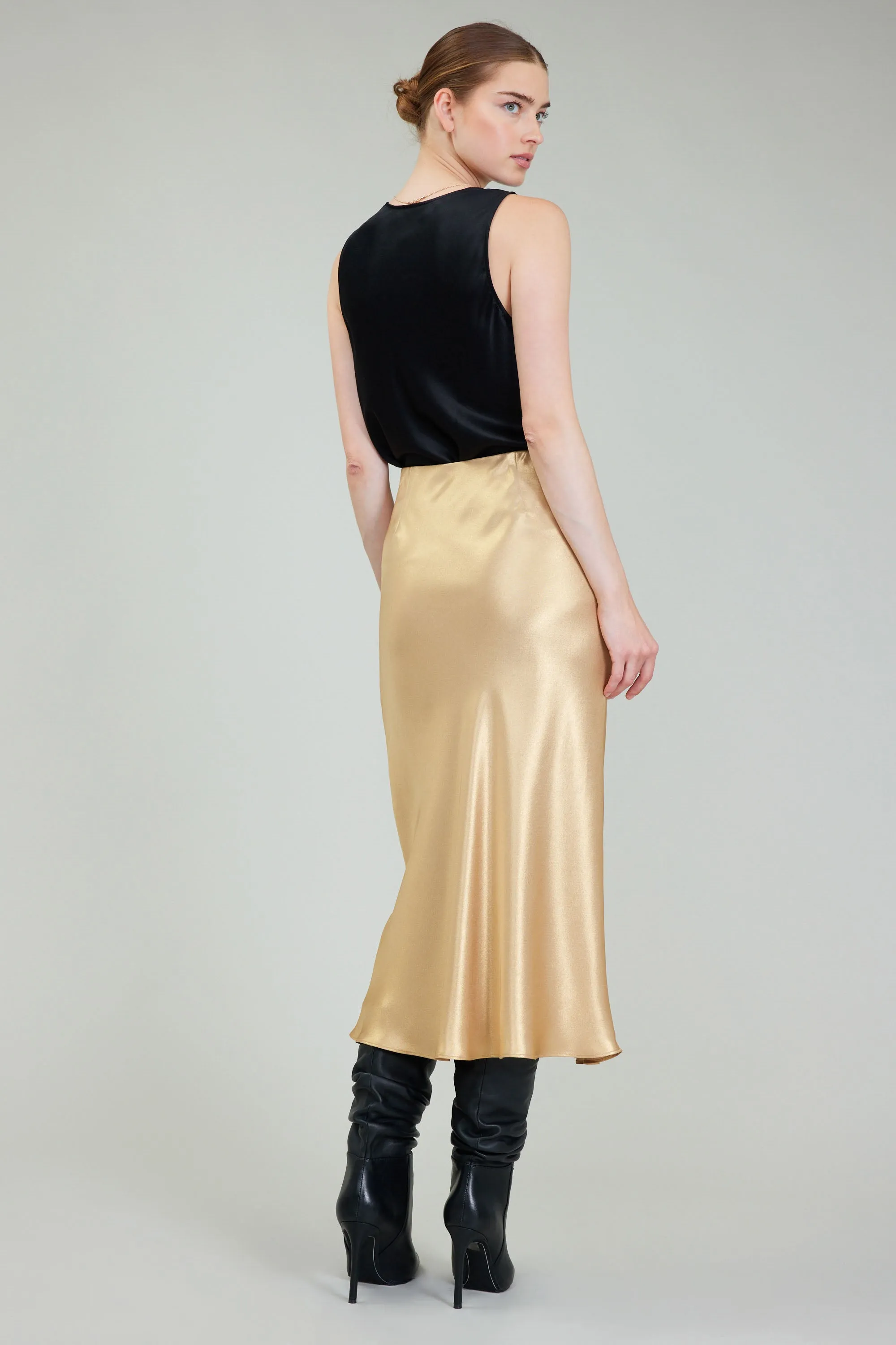 Bias Cut Midi Skirt sold by Current Air product image thumbnail 4